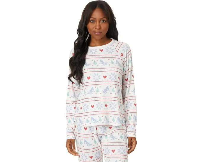 P.J. Salvage Длинная блуза с длинным рукавом Fair Isle Apres All Day