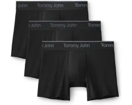 Tommy John Second Skin Modal 4 дюйма (10.16 см) боксеры 3 шт из роскошной ткани