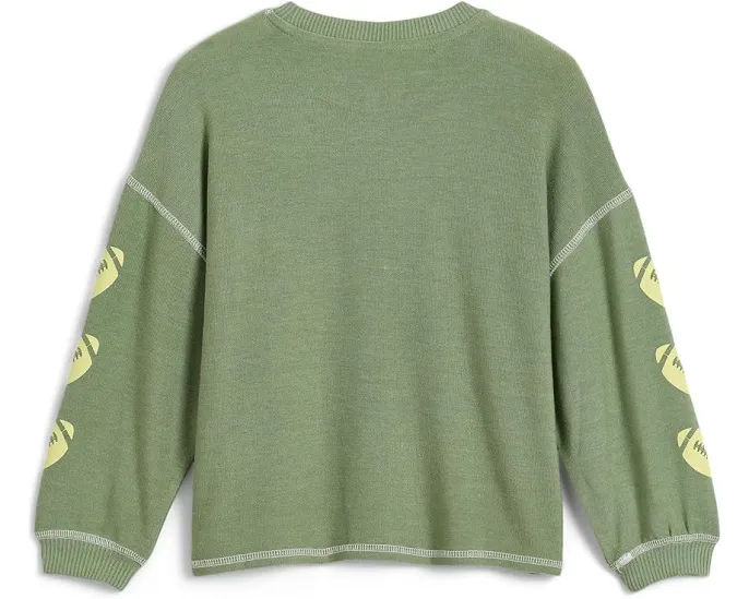 Football Pocket Crew Neck Sweatshirt (Little Kid/Big Kid)