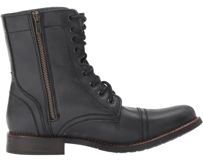 Ботинки Steve Madden Troopah-C с гладкой кожей и боковой молнией