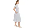Платье-рубашка Petite Striped Pleated Broadcloth от Lauren Ralph Lauren