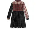 Платье-рубашка для девочки Polo Ralph Lauren Kids из хлопкового поплина в клетку