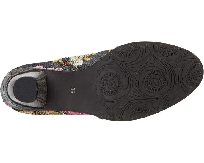 Ботильоны Siren с цветочной вышивкой и миндальным носком от L'Artiste by Spring Step