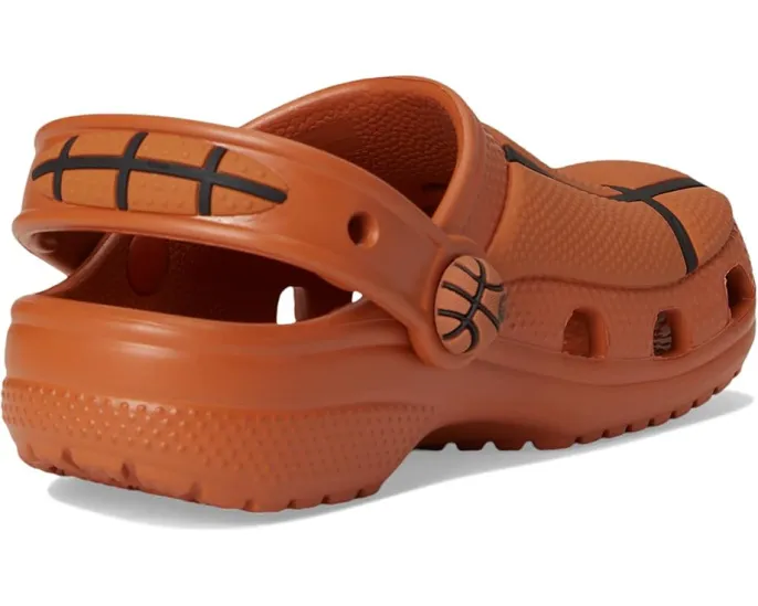Crocs спортивные сабо Classic для малышей с футбольным принтом