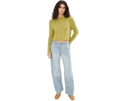 Джинсы We The Free Highland Low Rise Bowed от Free People с расклешенным силуэтом