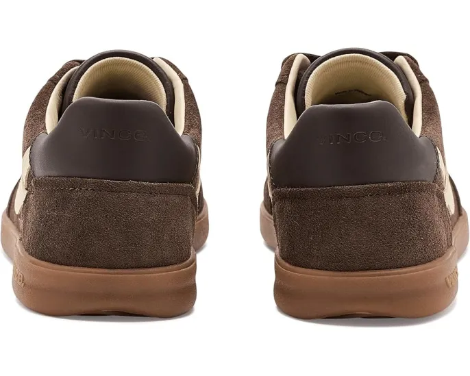 Кроссовки Vince Oasis-W из мягкой кожи и замши с волнообразным дизайном