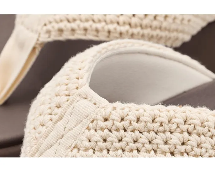 Сандалии SKECHERS Asana Luxe Valley Chic 2 с плетеным трикотажным верхом и просторной посадкой