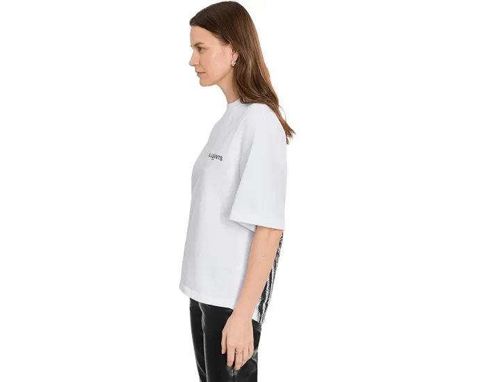 Футболка AllSaints Swoop Amelie Tee из мягкого хлопка свободного кроя