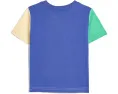 Футболка Polo Ralph Lauren Kids Color-Blocked из хлопкового джерси