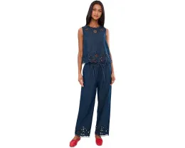 Топ Madewell Denim Embroidered Shell с вышивкой