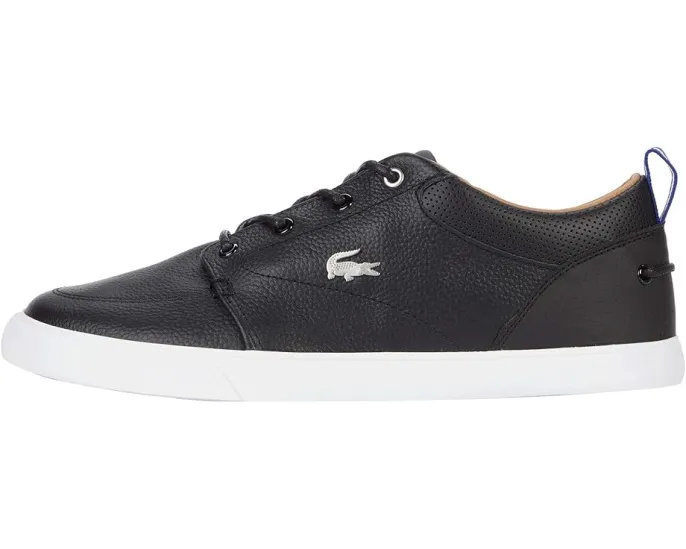 Lacoste Bayliss Sneakers кожаные кеды с перфорацией и фирменным крокодилом