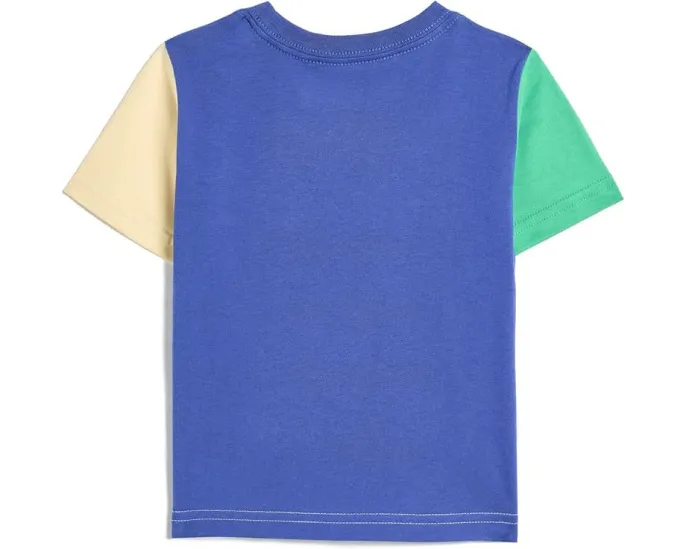 Футболка Polo Ralph Lauren Kids Color-Blocked из хлопкового джерси