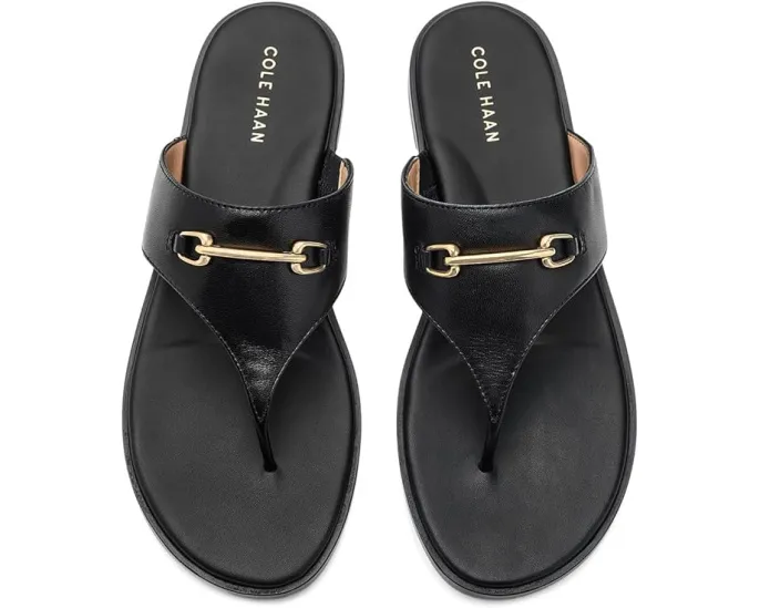Сандалии Cole Haan Flynn Thong на устойчивом каблуке с технологией Cloudfeel