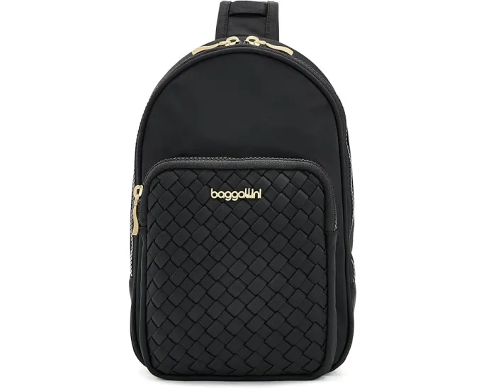 Сумка через плечо Waverly Woven Baggallini с плетеным узором