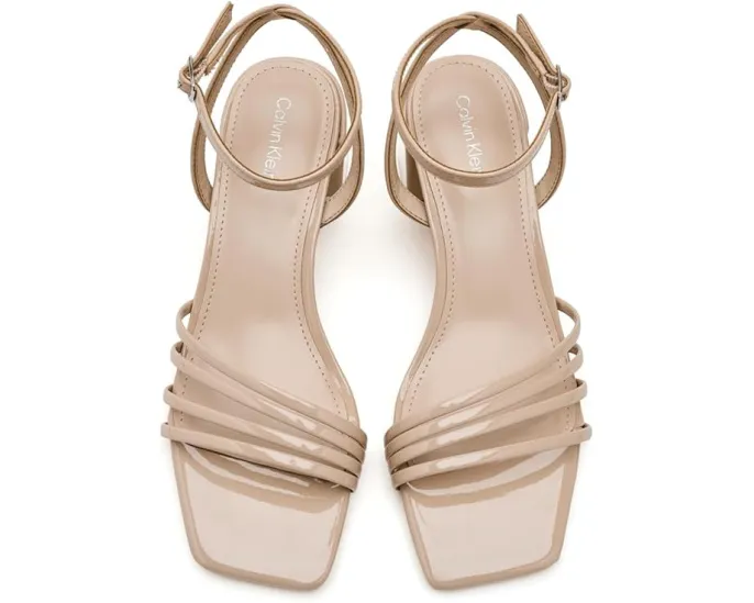 Босоножки Calvin Klein Pazey на устойчивом каблуке с квадратным носком
