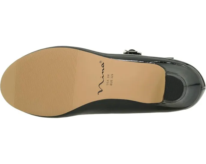 Туфли-лодочки Seeley от Nina Kids с застежкой на пряжку и небольшим каблуком