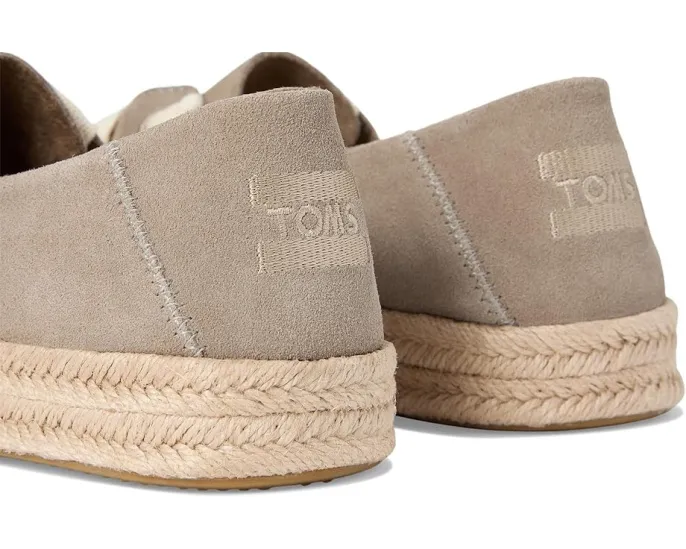 TOMS Carolina Lace Up лоферы из замши со стелькой CloudBound и шнуровкой