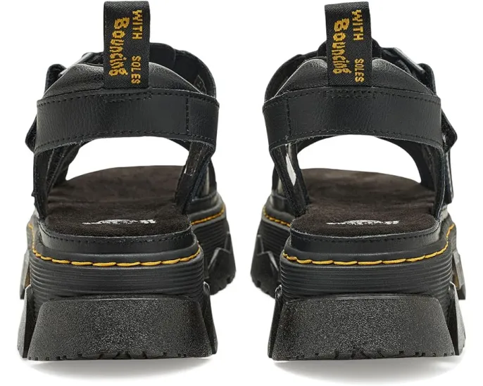 Ботинки Dr. Martens Mattison 3S с тремя регулируемыми ремнями на платформе 5 см