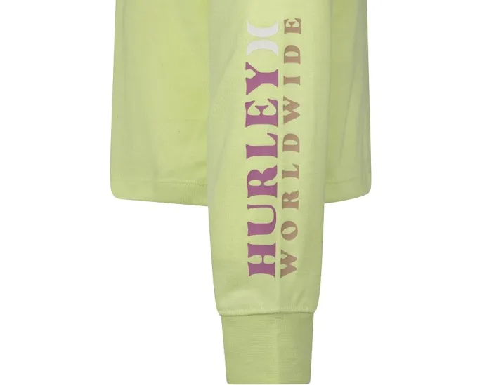Детская футболка Hurley Sunset с длинным рукавом и вырезом