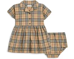 Burberry Kids детское платье Bea Dress с клеткой