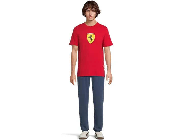Спортивные штаны Scuderia Ferrari Sportswear с кулиской и карманами
