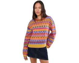 Свитер Free People Favorite Things с круглой горловиной и узором