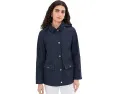 Плащ Lauren Ralph Lauren Bonded Rain с капюшоном и водоотталкивающими свойствами