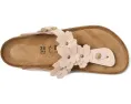 Сандалии Birkenstock Gizeh Flowers из кожи с регулируемой пряжкой