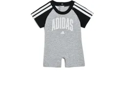 Комбинезон adidas для малышей с регланными рукавами и полосками