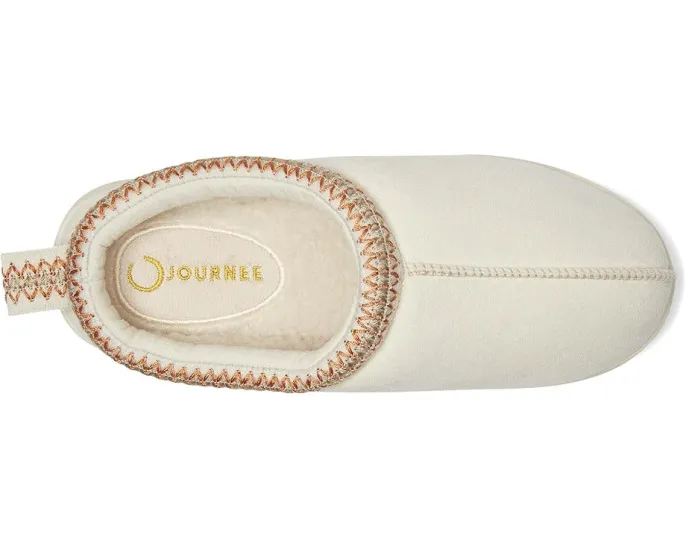 Тапочки-клоги Connway с искусственным мехом и стелькой из пены с памятью формы