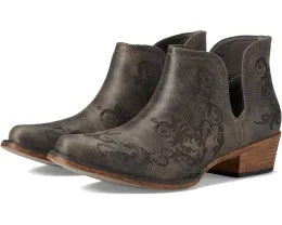 Ковбойские сапоги Ava Laser с лазерной перфорацией и квадратным каблуком