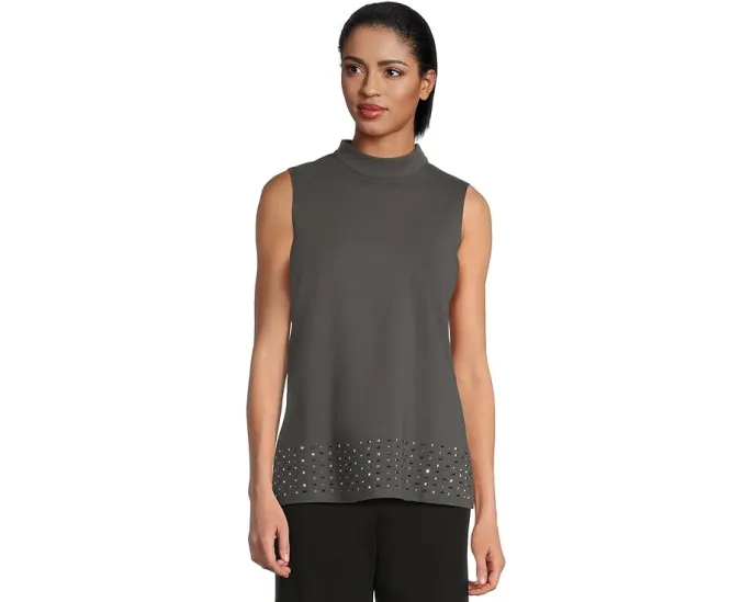 Туника Vince Camuto без рукавов с высоким воротником