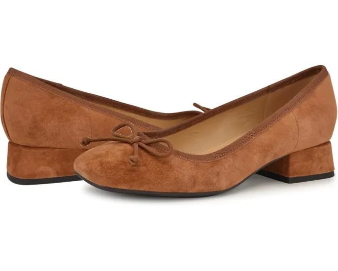 Туфли Saruh от Nine West с бантом и квадратным носком на низком каблуке