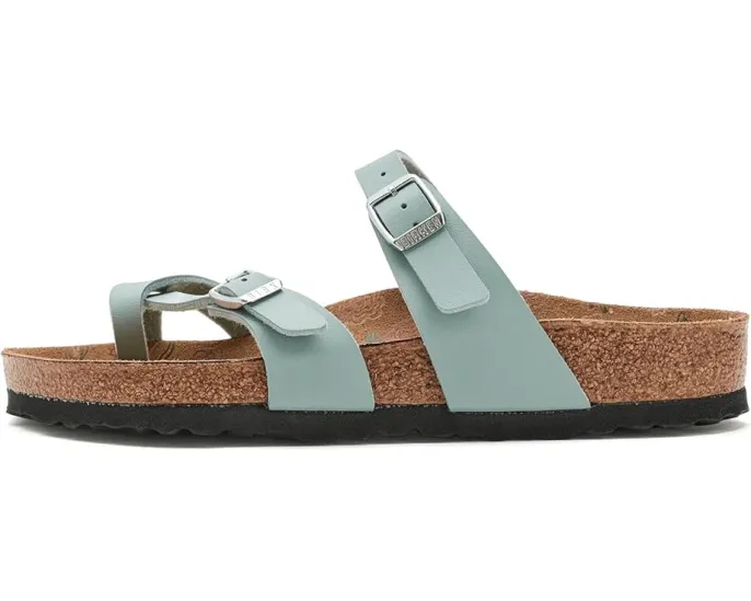 Сандалии Birkenstock Mayari с цветным принтом на стельке и перекрестными ремешками