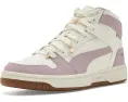 Высокие кроссовки Puma Rebound Layup Express Yourself в белом, розовом и золотистом цветах