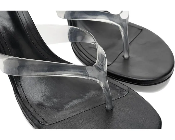 Schutz Roslyn босоножки на шпильке с прозрачными ПВХ лямками