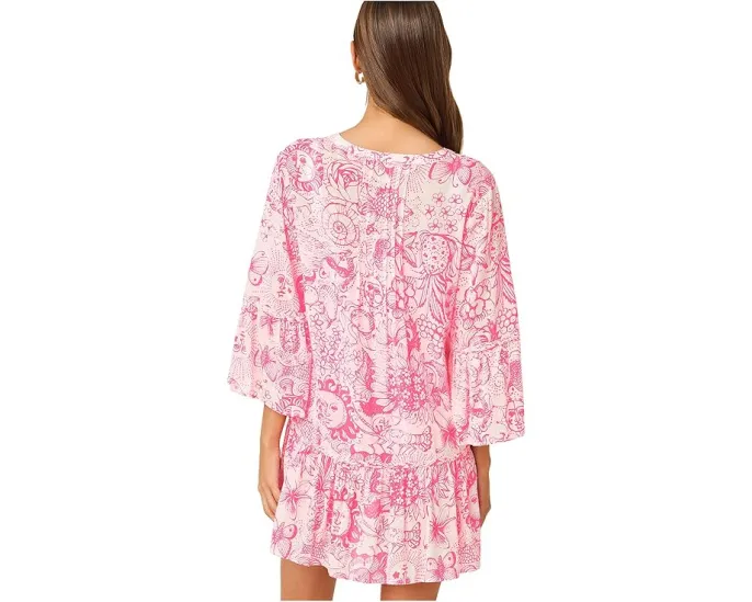 Кардиган Livana с V-образным вырезом и расклешенными рукавами Lilly Pulitzer