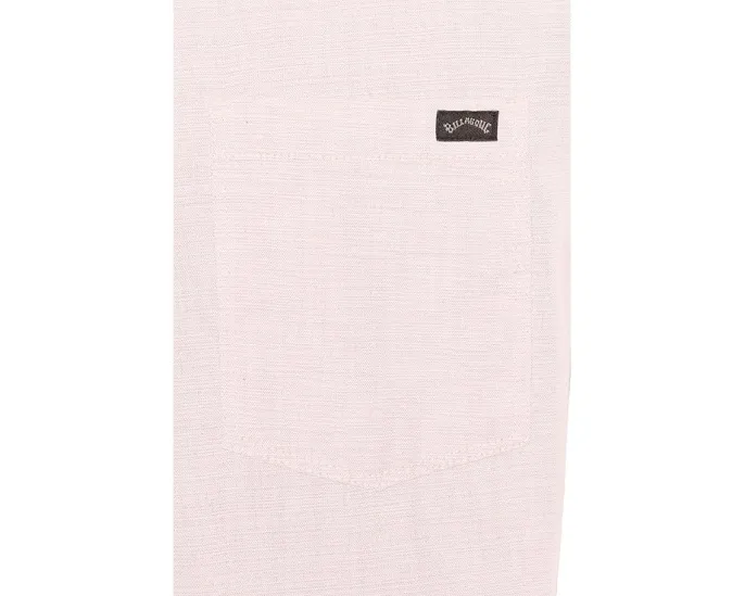 Повседневная рубашка Billabong All Day с коротким рукавом цвета пепельная роза