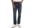 Джинсы Paige Federal Slim Straight из ткани Transcend в серо-голубом оттенке