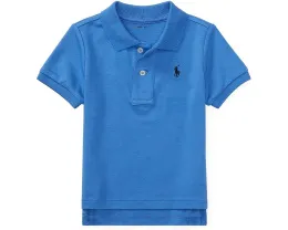 Детская поло Polo Ralph Lauren Kids из интерлока с вышитым пони