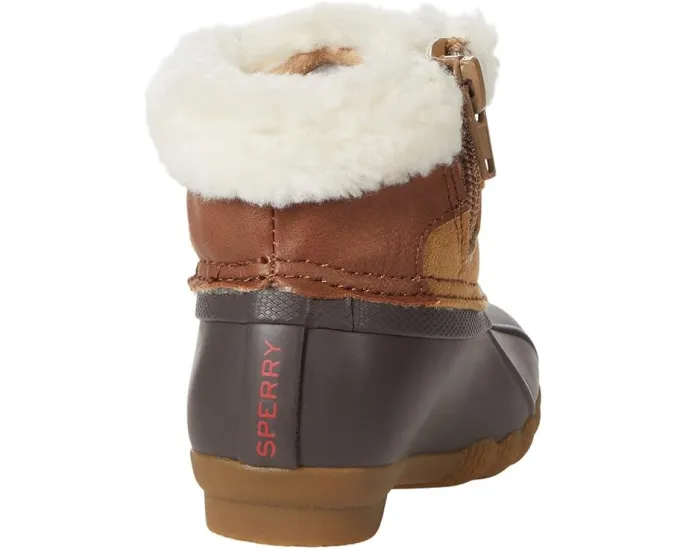 Детские зимние ботинки Sperry Alpine Saltwater с водоотталкивающей пропиткой и искусственным мехом