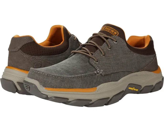 Relaxed Fit Respected Loleto от Skechers коричневые с парусиновым верхом