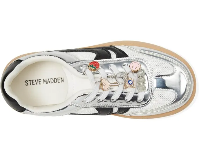 Детские кроссовки Steve Madden Jersey из замши с круглым носком