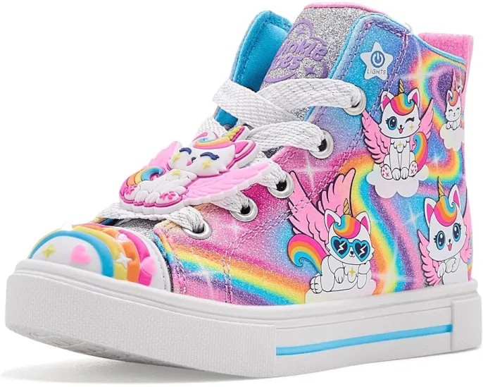Кроссовки Skechers Twinkle Sparks с подсветкой 314473L для детей