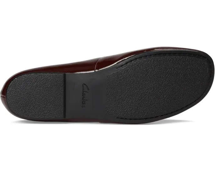Балетки Clarks Livia Sky из мягкой кожи с регулируемой пряжкой