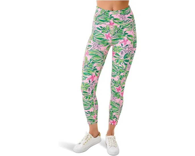 Леггинсы Lilly Pulitzer Weekender High Rise Midi с защитой от солнца