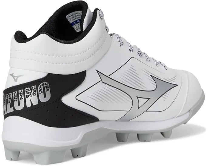Бутсы Mizuno Cushionrevo Diamond Mid TPU для бейсбола с поддержкой голеностопа