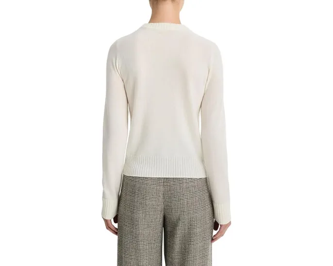 Свитер Vince Classic Crew Neck из 100% кашемира с резинками
