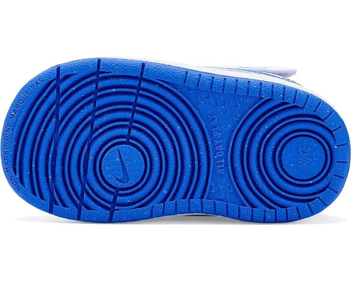 Детские кроссовки Nike Court Borough Mid 2 с застежкой на липучке из кожи