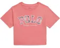 Футболка боксерского кроя с логотипом из хлопкового джерси Polo Ralph Lauren Kids